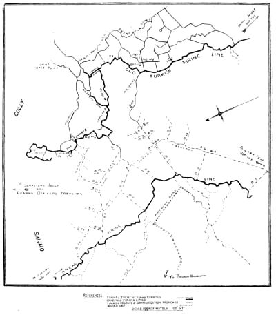 AUSTRALIAN AND TURKISH TRENCHES AT LONE PINE