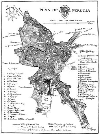 PLAN OF PERUGIA