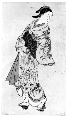 SUKENOBU: A YOUNG COURTESAN.