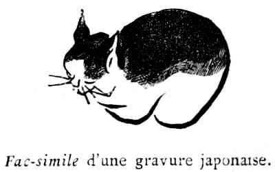 Fac-simile d'une gravure japonaise.