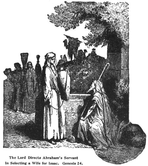 The Lord Directs Abraham's Servant
In Selecting a Wife for Isaac. Genesis 24.