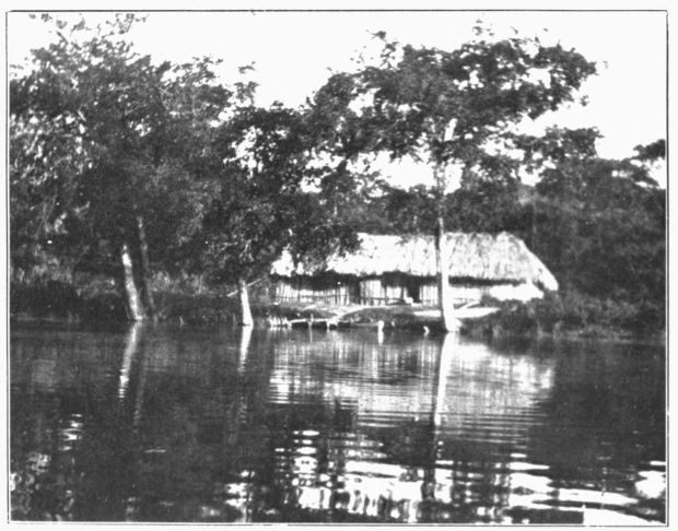 Plate 4 b. INDIAN HOUSE ON RIO HONDO.