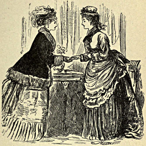 Two ladies talking