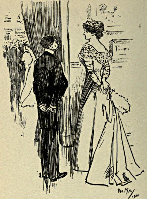 Gentleman and lady talking