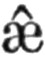 ae with circumflex, non-italic