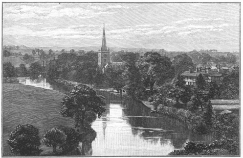 STRATFORD ON AVON

From photograph. Copyright, 1898, Published by A. W. Elson, Boston.

Engraved by Robert Varley.