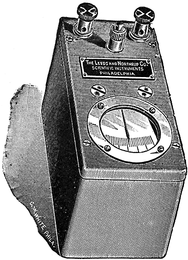 Fig 559Leeds and Northrup portable galvanometer pointer type A The sensitiveness of