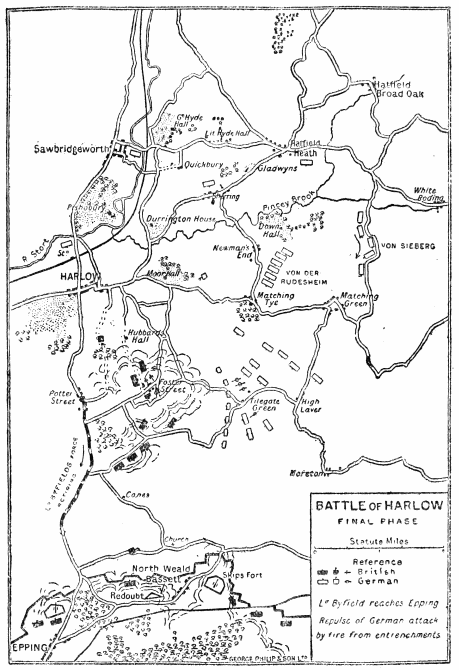 Image unavailable: BATTLE OF HARLOW

FINAL PHASE