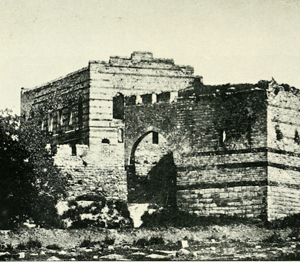 Archway leading to the Gate of the Xylokerkus (Screen Tower). The Palace of the Porphyrogenitus (From The West).