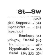 Index St to Sw