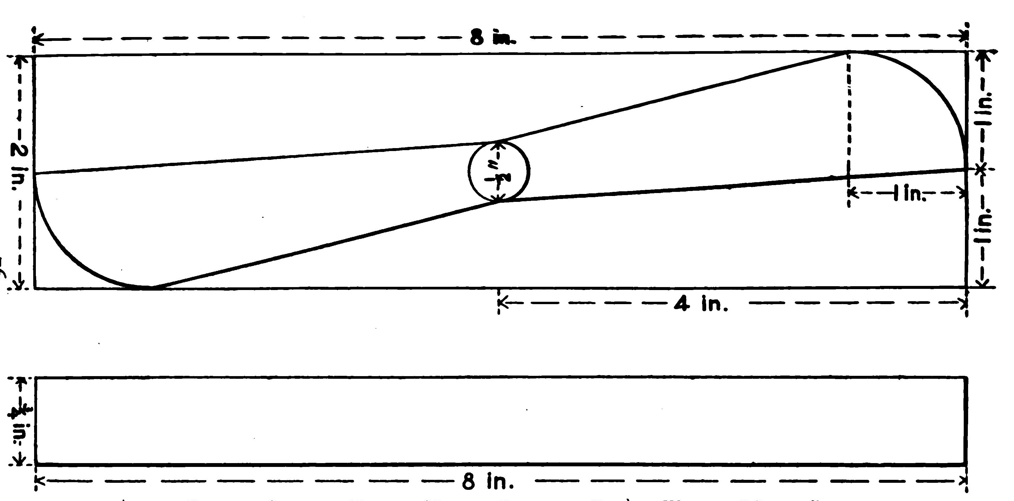 Diagram Showing How To Make A Propeller From A Wooden Blank