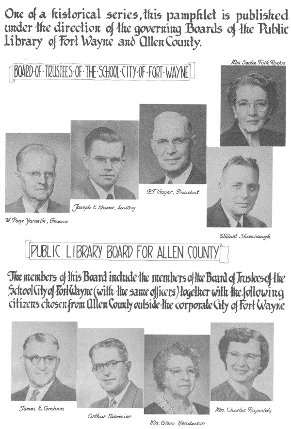 Boards of the Public Library of Fort Wayne and Allen County