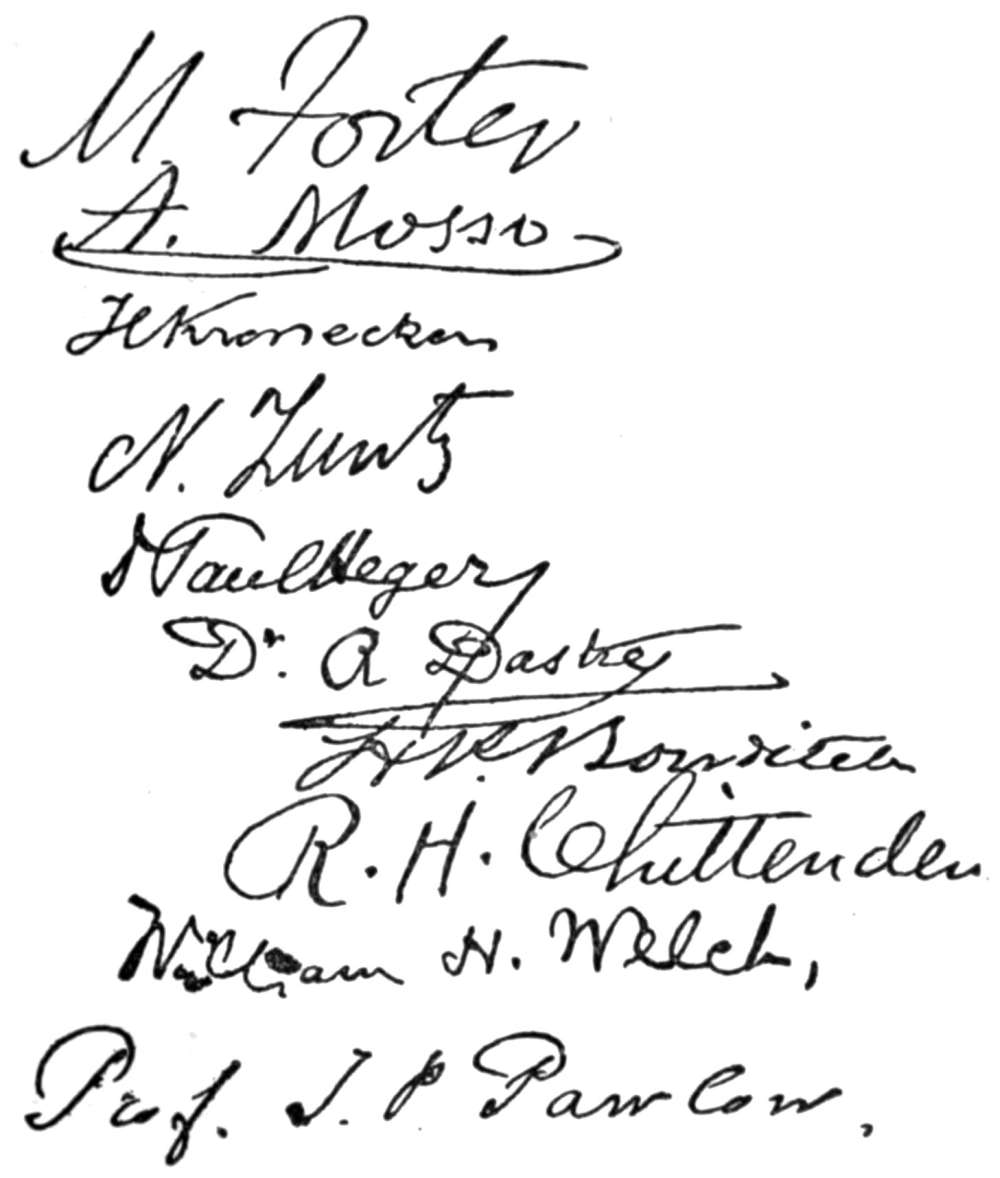 Signatures