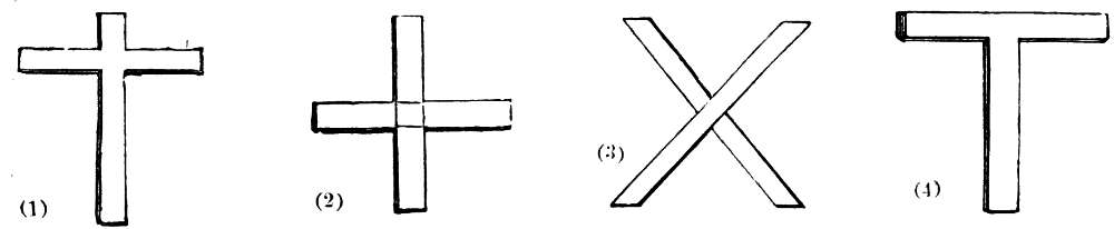 The four crosses