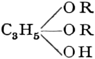 Glycerin-Diester: R, R, H