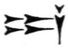 [cuneiform character]