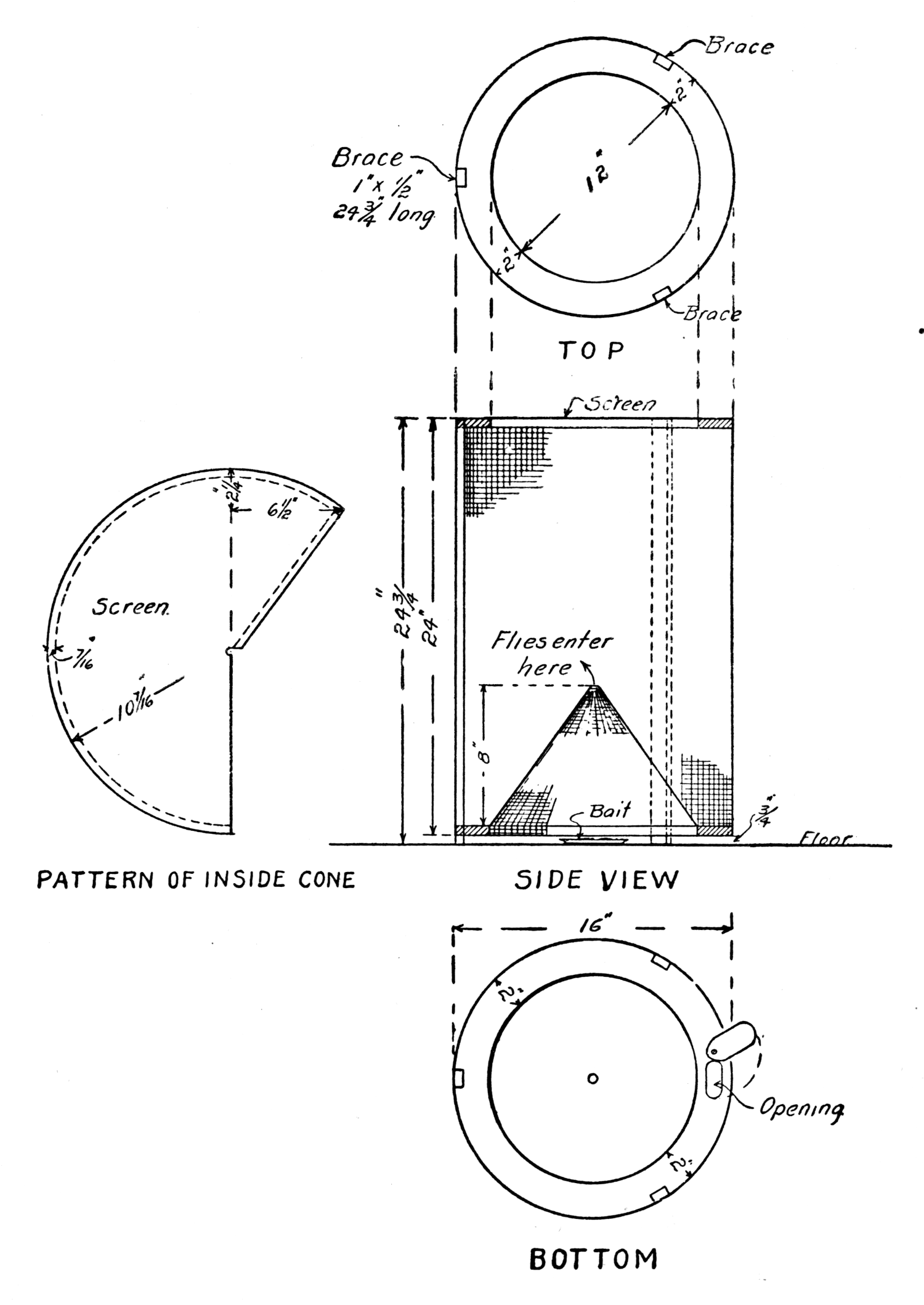 fly trap plans