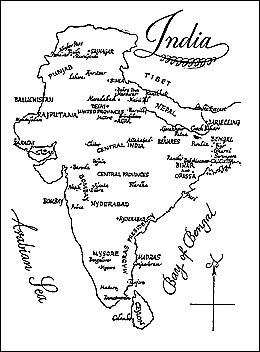 map of India