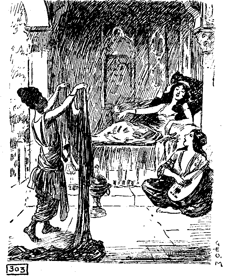 MISS WINNIE WENDOVER SELECTS HER COSTUMES FOR THE NEW REVUE.