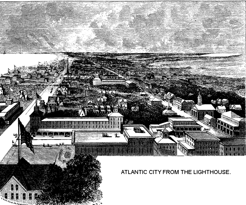 ATLANTIC CITY FROM THE LIGHTHOUSE.