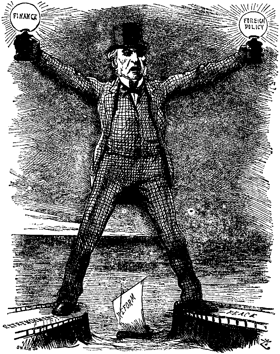 'The Colossus of Words,' 1879.