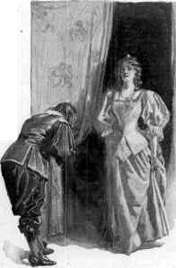 THE PHYSICIAN RECEIVING THE PRINCESS IN THE MARQUIS'S SICKROOM.