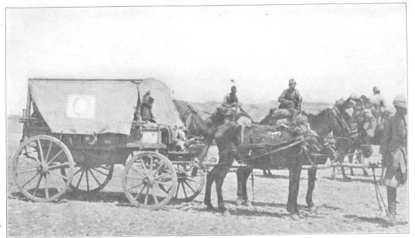 A "Red Crescent" ambulance