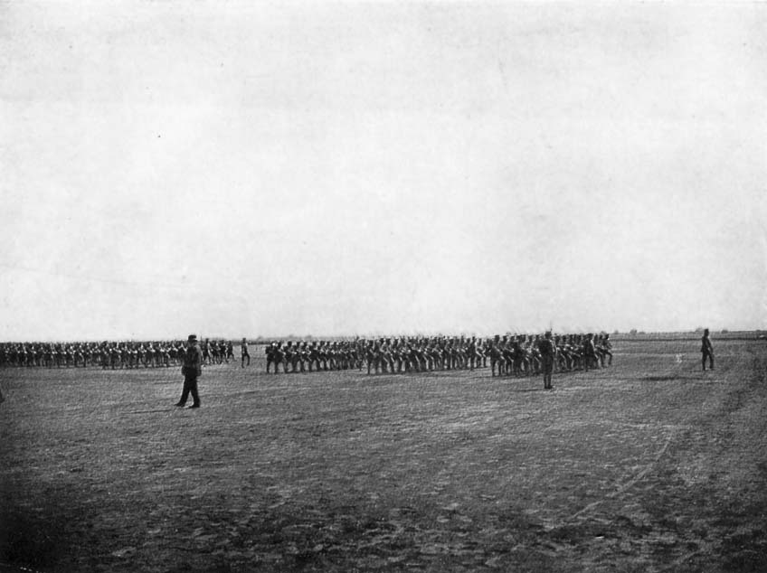 March-past of an Infantry Division.
