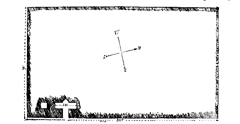Fig 119.--Plan of chapel in mastaba of Khabiûsokari,
Fourth Dynasty. 