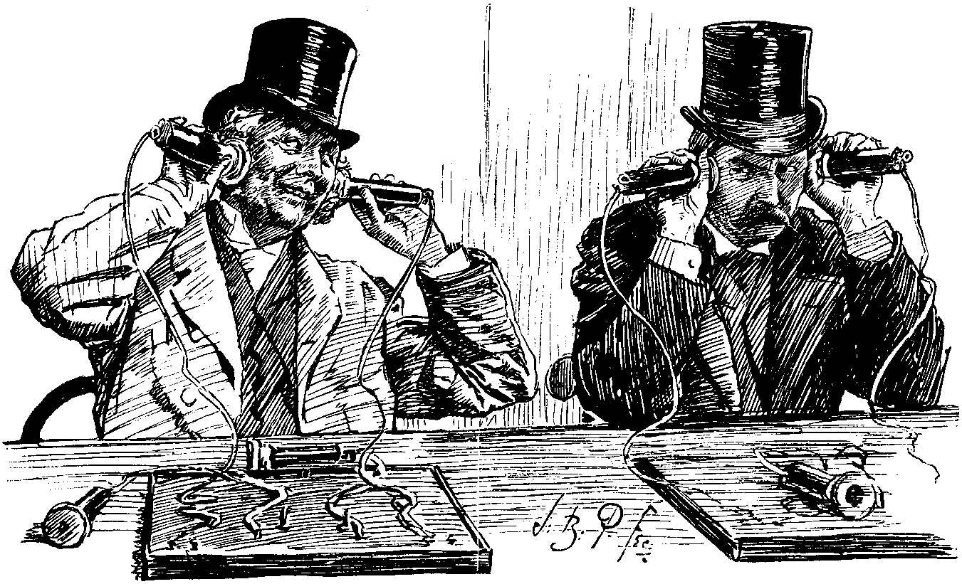 'How very distinctly you hear the dialogue, Sir, don't you?'