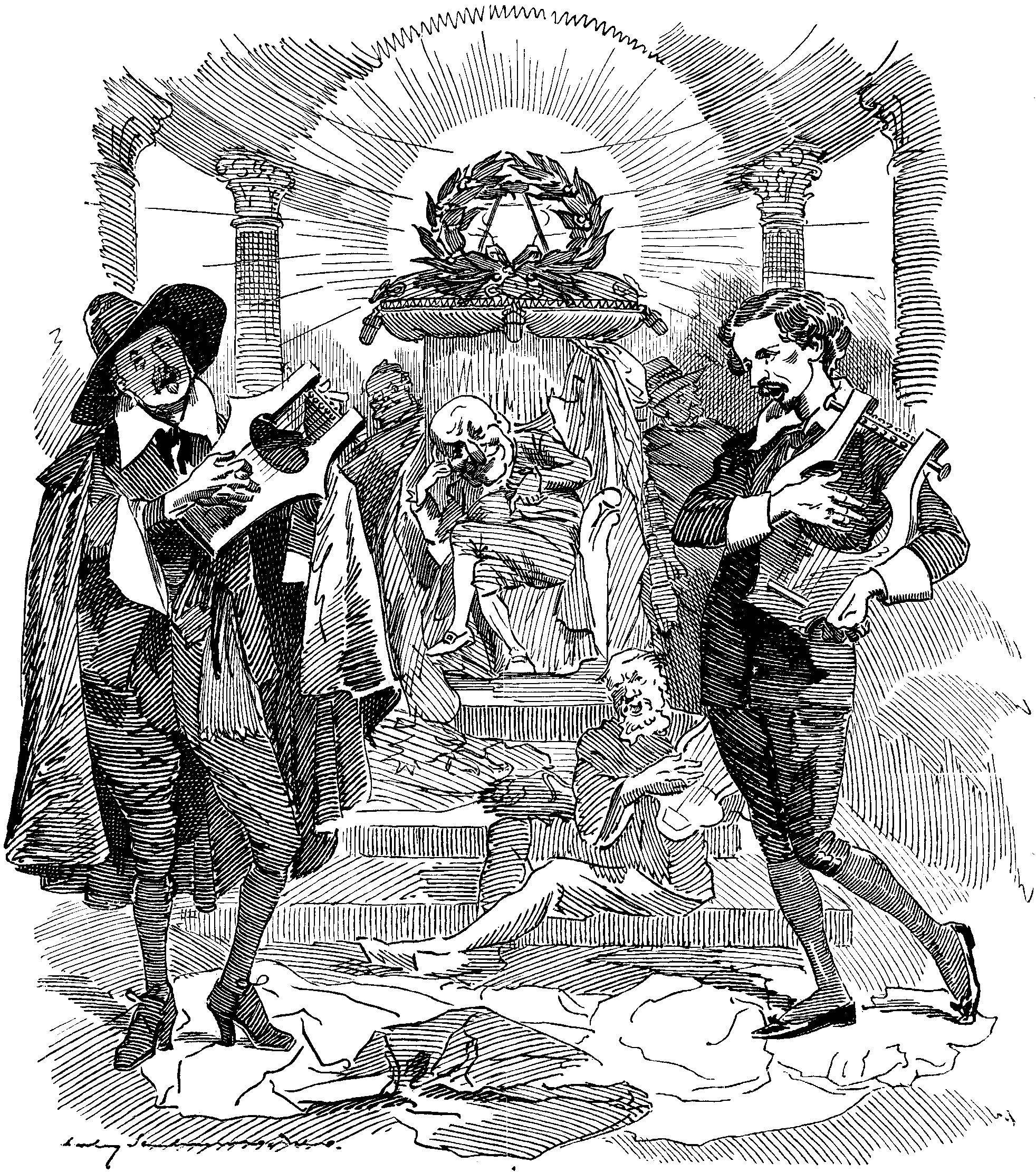 THE BATTLE OF THE BARDS; OR, THE LISTS FOR THE LAURELS.