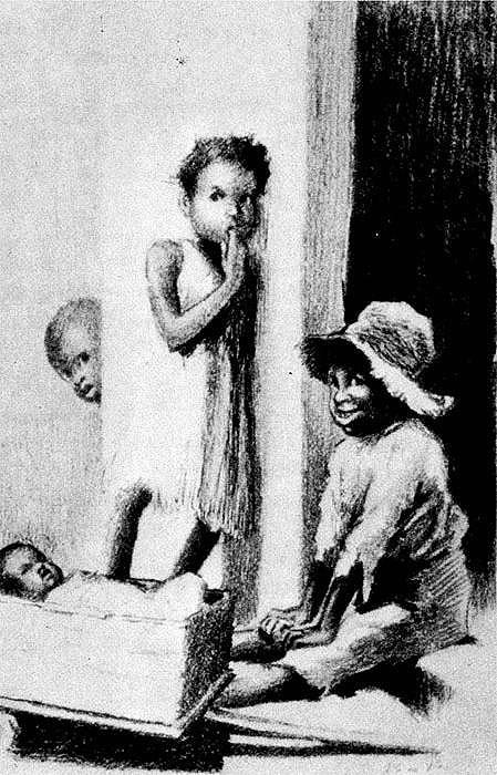 HIS BROTHER AND SISTER.