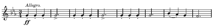 Beethoven C minor symphony scherzo