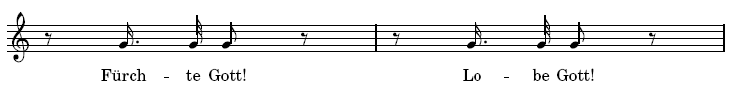 Music: Frchte Gott! Lobe Gott!