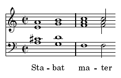 Music: Stabat mater
