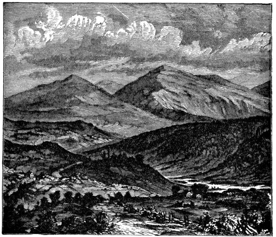 WHITE MOUNTAIN RANGE FROM MILAN.