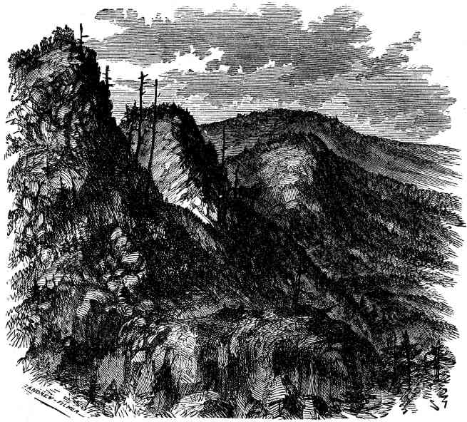 LEDGES ON MOUNT HAYES, IN GORHAM.