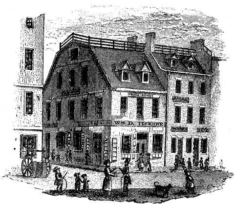 THE OLD CORNER IN 1800.