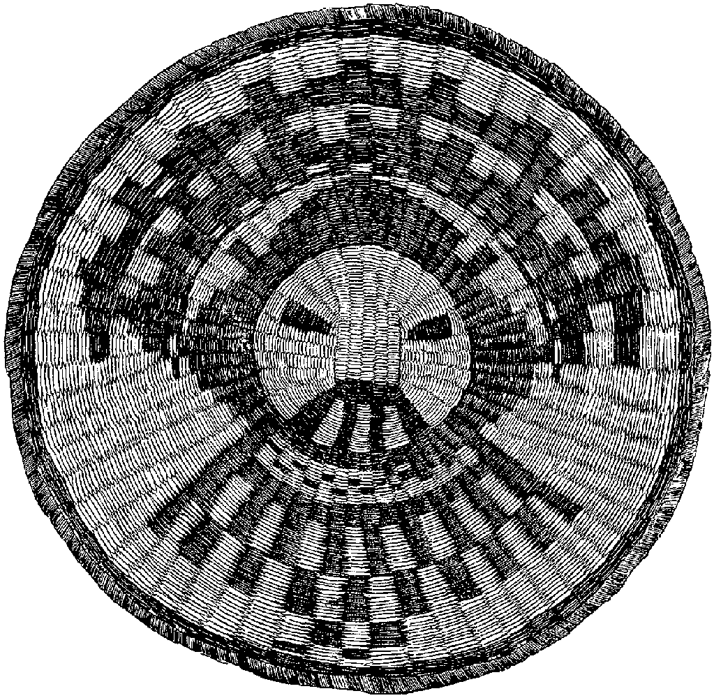 Fig. 344. Human figure modified by execution in concentric interlaced style