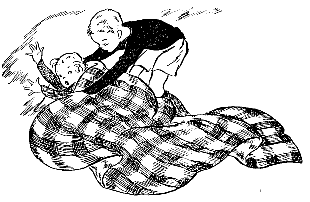 Illustration: Jimmie saving Sally