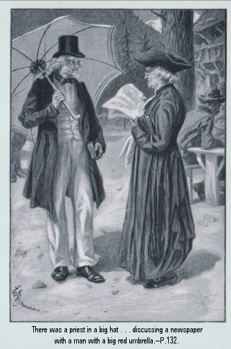 There was a priest in a big hat . . .