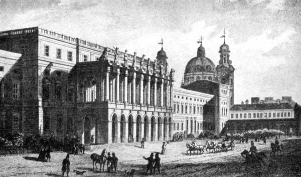 Residenz Palace, Munich, in 1848. Residence of Ludwig
I