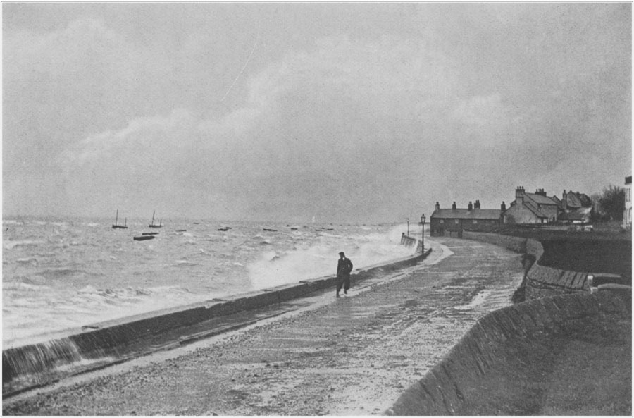 View From Mostyn House, The Author's Birthplace, Parkgate, Cheshire