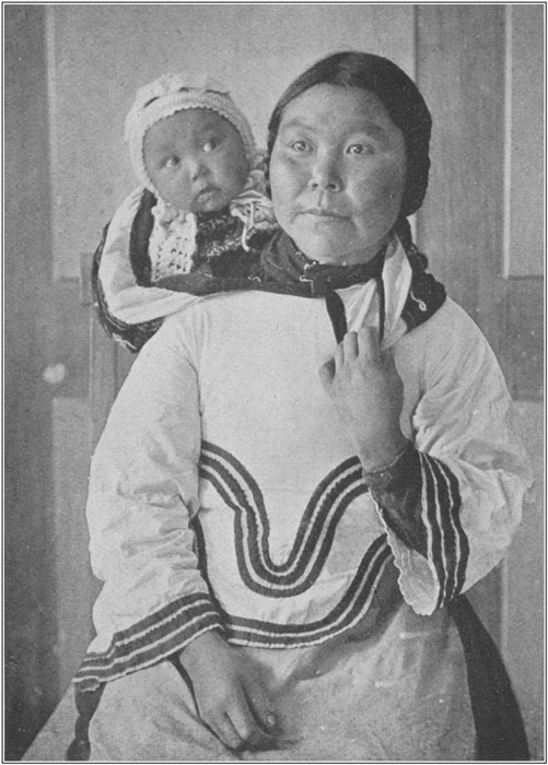 Eskimo Woman and Baby