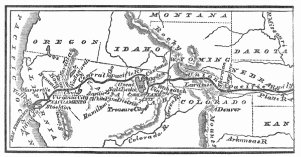 (Map of Atlantic and Pacific Railways) Reduced from
a Map in Mr. Rae's