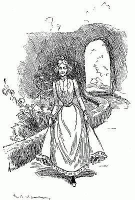 "AFTERWARDS SHE SALLIED OUT INTO THE GARDEN." "AFTERWARDS SHE SALLIED OUT INTO THE GARDEN."