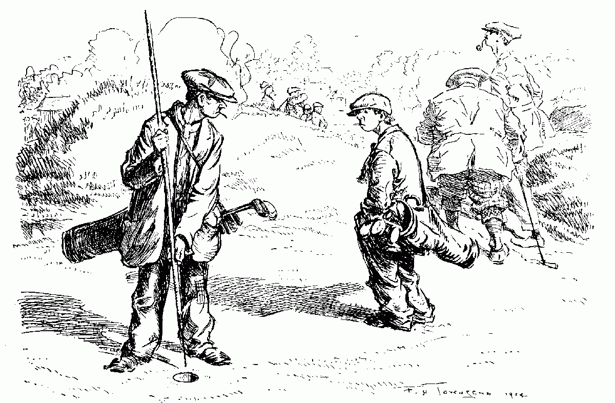 Golf cartoon
