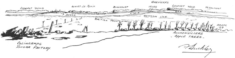 Panorama from Adam O.P., July 1918.