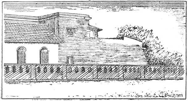 'THE OLD AND THE NEW'

Corner of the Medical School built into a portion of the Black Town
Wall.