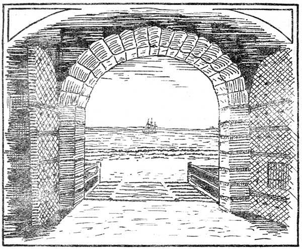 THE SEA GATE.

The sea has now receded afar.